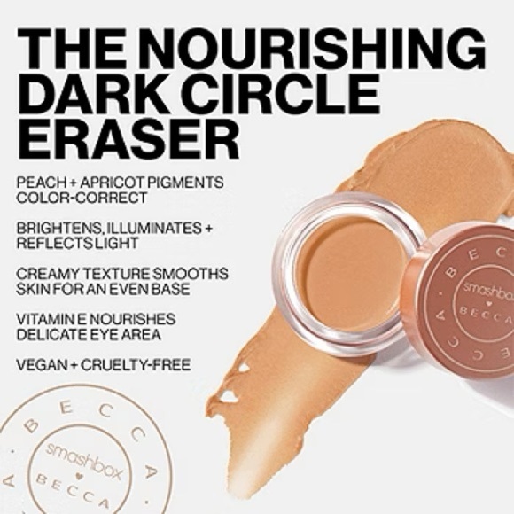NIB Smashbox BECCA Under Eye Brightening Corrector Concealer Dark Shade - Picture 3 of 7